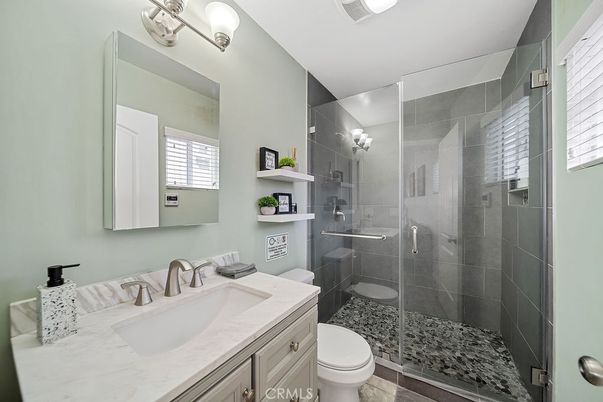 Bathroom, Glass Shower, Interior