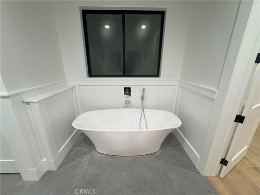 Bathroom, Free Standing Baths, Interior, Wood Texture Flooring