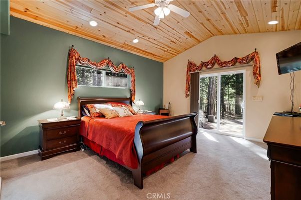 Bedroom, Interior, Recessed Lighting, Wooden Ceilings