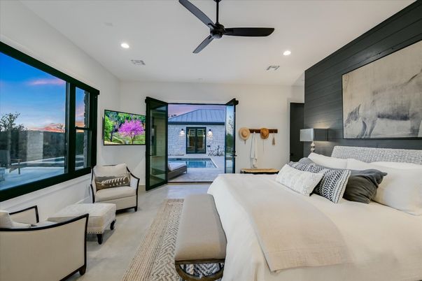 Bedroom, Interior, Recessed Lighting