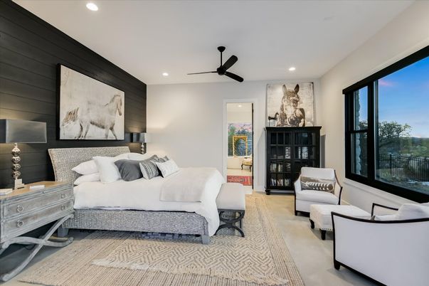 Bedroom, Interior, Recessed Lighting