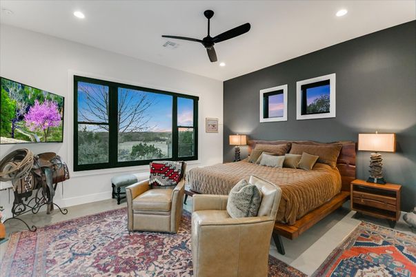 Bedroom, Interior, Recessed Lighting