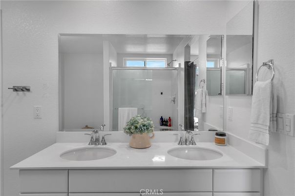 Bathroom, Dual Sink Vanities, Glass Shower, Interior