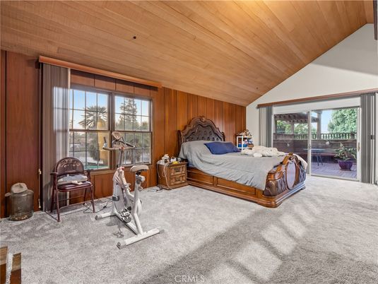 Bedroom, Interior, Wooden Ceilings, Wooden Walls