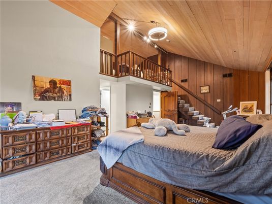 Bedroom, Interior, Wooden Ceilings, Wooden Walls