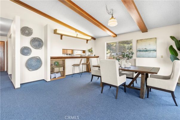 Dining room, Interior, Wooden Beams