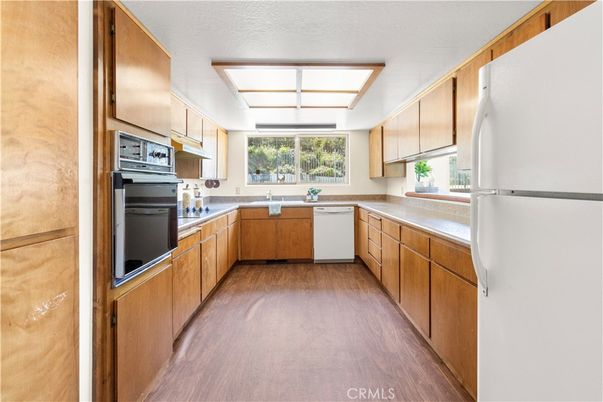 Interior, Kitchen, Wood Texture Flooring