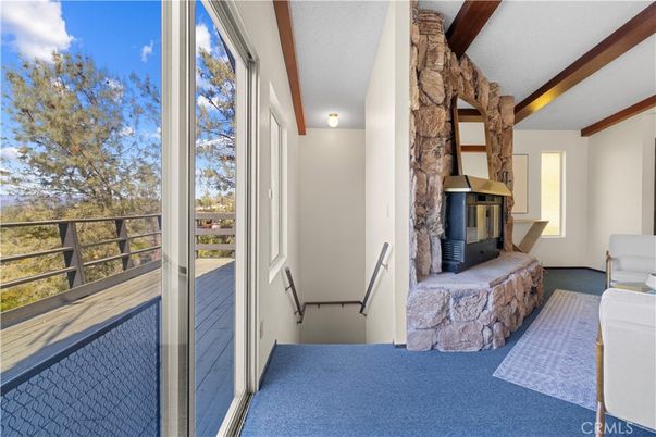Fireplace, Interior, Stone Walls