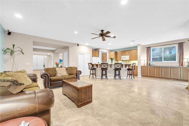 Interior, Kitchen, Living room, Recessed Lighting