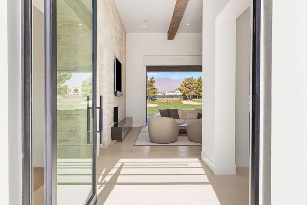 Interior, Recessed Lighting, Wooden Beams