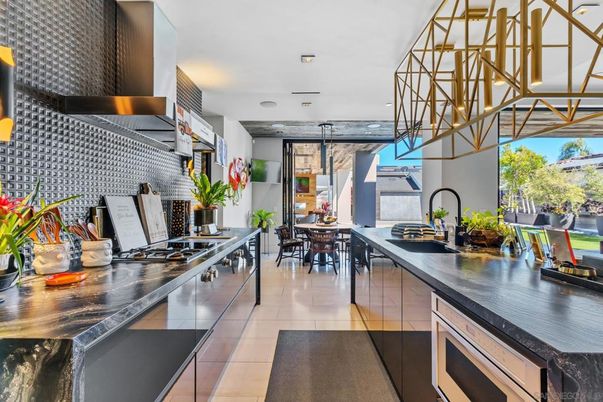 Dining room, Interior, Kitchen, Recessed Lighting, Stainless Steel Appliances