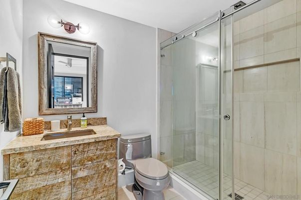 Bathroom, Glass Shower, Interior