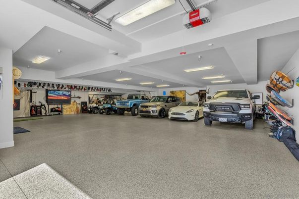 Garage, Interior, Recessed Lighting