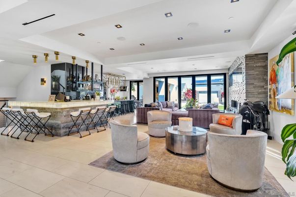 Interior, Living room, Recessed Lighting