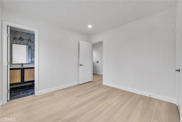 Empty room, Fireplace, Interior, Recessed Lighting, Wood Texture Flooring
