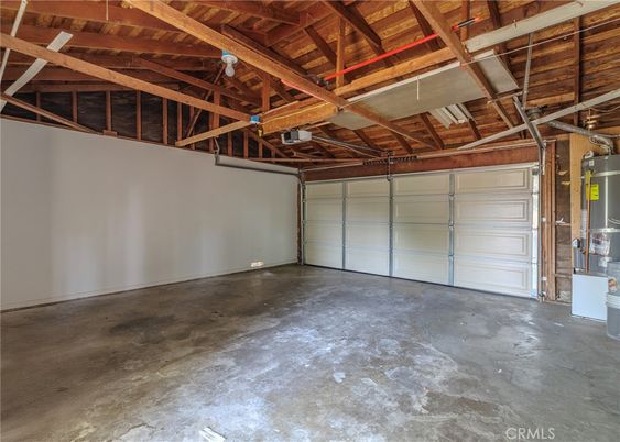 Garage, Interior, Wooden Beams, Wooden Ceilings