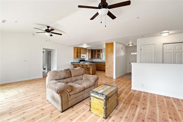 Interior, Kitchen, Living room, Wood Texture Flooring