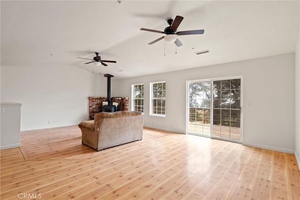 Empty room, Fireplace, Interior, Wood Texture Flooring