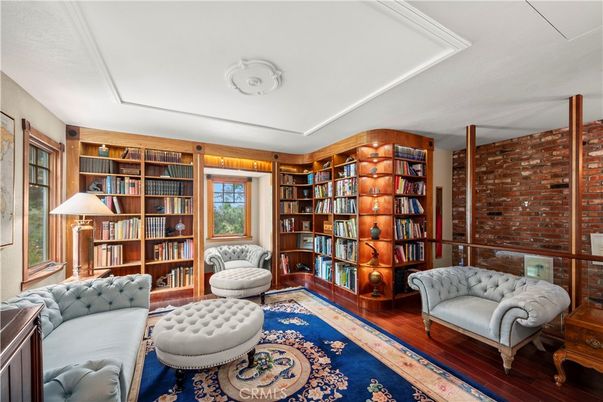 Interior, Stone Walls, Wood Texture Flooring