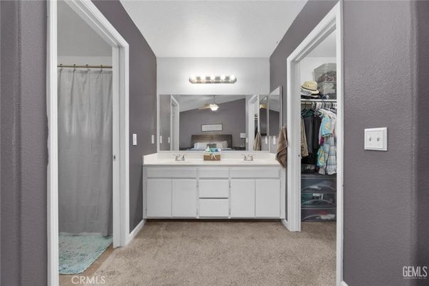 Bathroom, Dual Sink Vanities, Glass Shower, Interior, Walk-in Closets