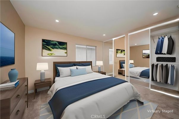 Bedroom, Interior, Recessed Lighting