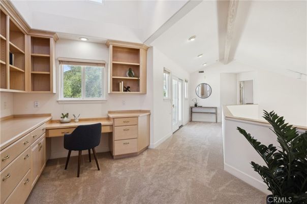 Home Office, Interior, Recessed Lighting