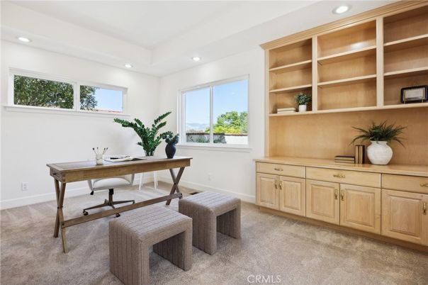 Home Office, Interior, Recessed Lighting