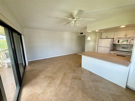 Empty room, Interior, Kitchen, Recessed Lighting