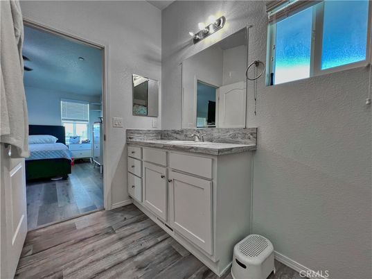 Bathroom, Bedroom, Dual Sink Vanities, Interior, Wood Texture Flooring