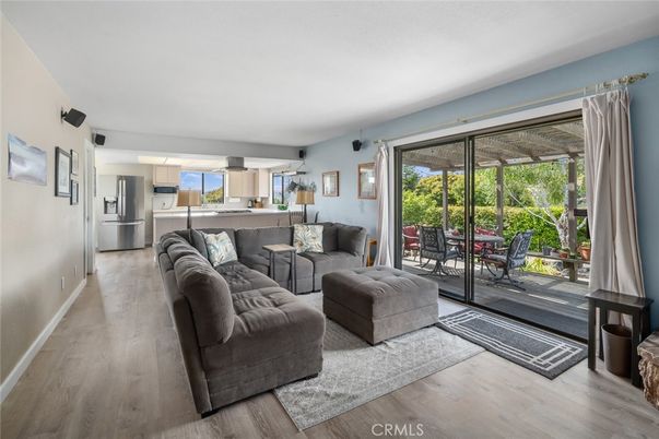 Interior, Living room, Stainless Steel Appliances, Wood Texture Flooring