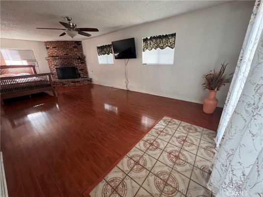 Fireplace, Interior, Wood Texture Flooring