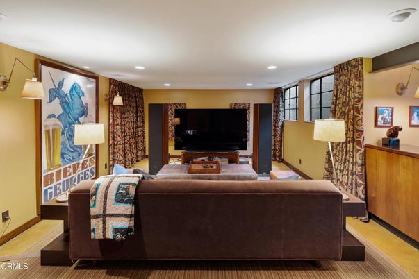 Interior, Living room, Recessed Lighting