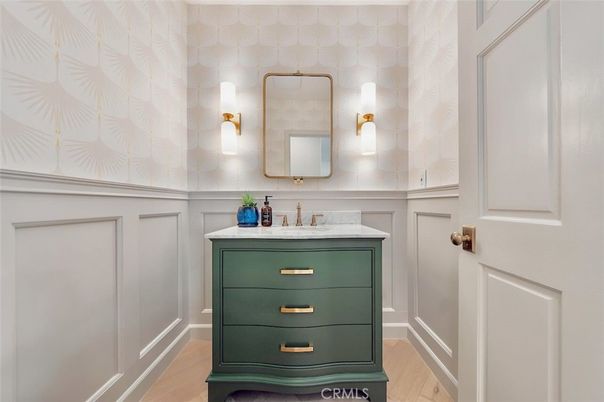 Bathroom, Interior, Wood Texture Flooring