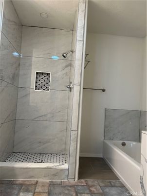 Bathroom, Glass Shower, Interior, Marble Walls