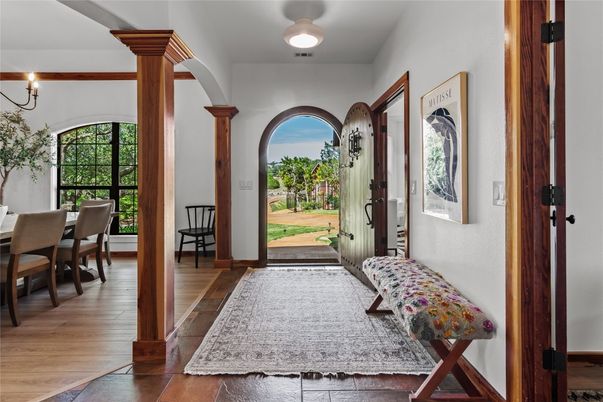 Dining room, Interior, Wood Texture Flooring