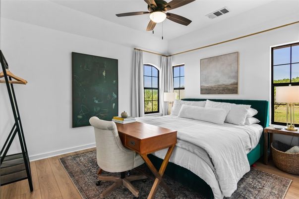 Bedroom, Home Office, Interior, Wood Texture Flooring