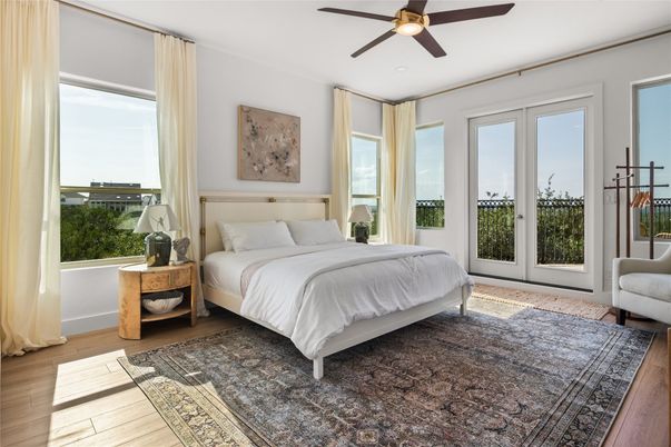 Bedroom, Interior, Water, Wood Texture Flooring