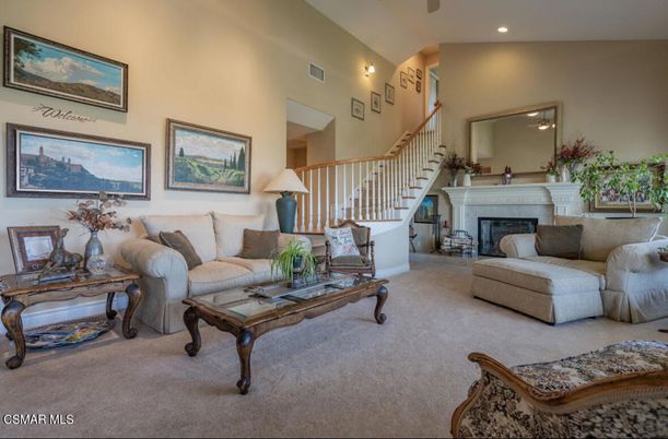 Fireplace, Interior, Living room, Recessed Lighting