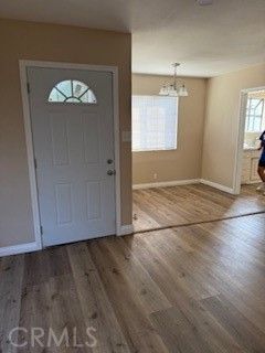 Chandelier, Empty room, Interior, Wood Texture Flooring