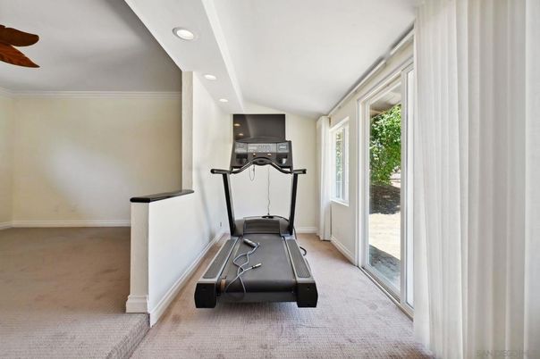 Fitness Equipment, Interior, Recessed Lighting