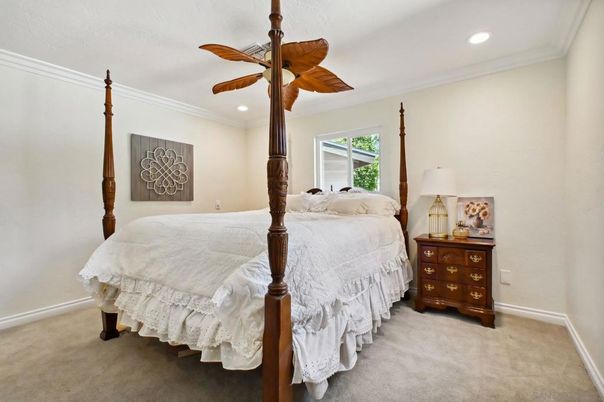 Bedroom, Interior, Recessed Lighting