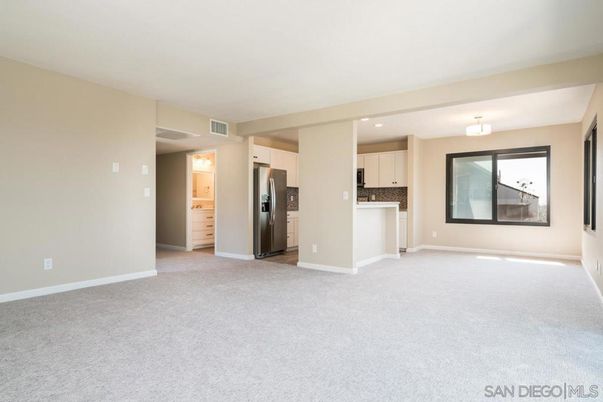 Empty room, Interior, Kitchen, Recessed Lighting
