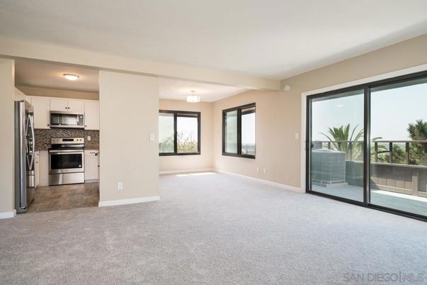 Empty room, Interior, Kitchen, Stainless Steel Appliances