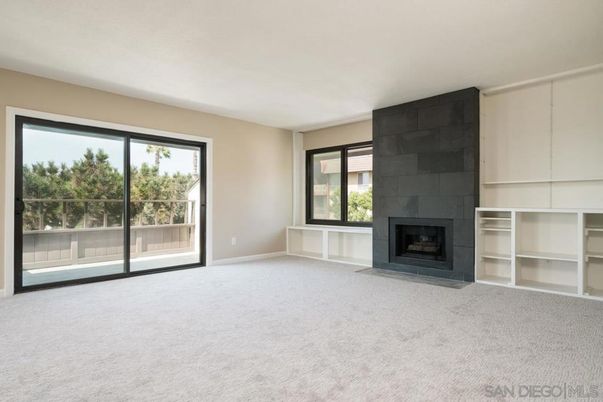 Empty room, Fireplace, Interior