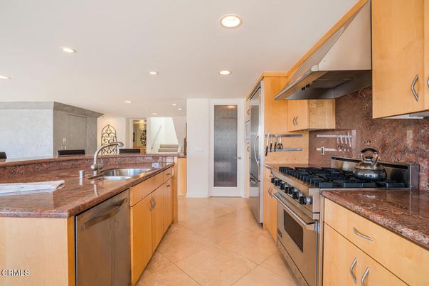 Interior, Kitchen, Recessed Lighting, Stainless Steel Appliances