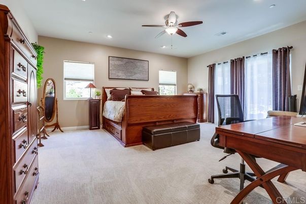 Bedroom, Home Office, Interior, Recessed Lighting