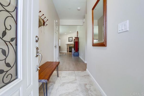Fireplace, Interior, Marble, Recessed Lighting, Wood Texture Flooring