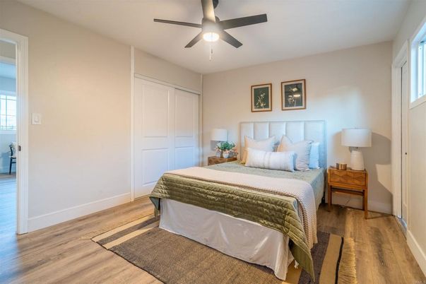 Bedroom, Interior, Wood Texture Flooring