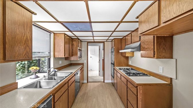 Interior, Kitchen, Wood Texture Flooring