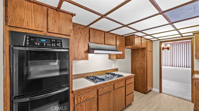 Interior, Kitchen, Wood Texture Flooring